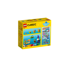11013 - Lego Classic - Caixa de Peças Criativas Blocos Transparentes 500 Peças